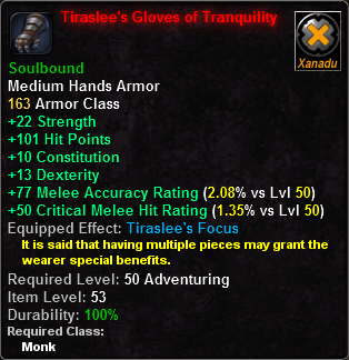 Tiraslee's Gloves of Tranquility