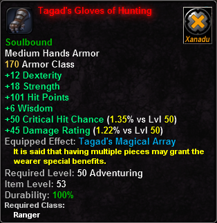 Tagad's Gloves of Hunting