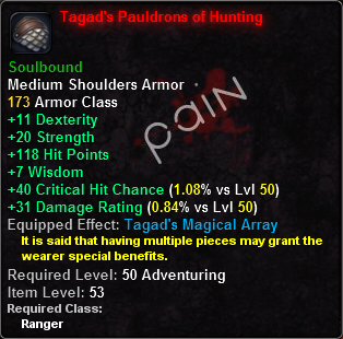 Tagad's Pauldrons of Hunting