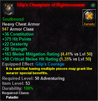 Glip's Chestplate of Righteousness
