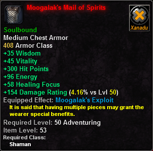 Moogalak's Mail of Spirits