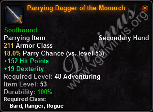 Parrying Dagger of the Monarch