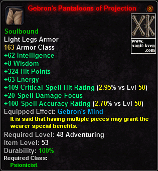 Gebron's Pantaloons of Projection