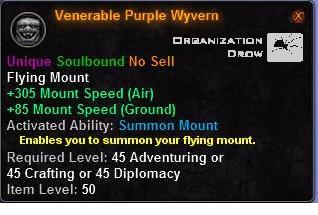 Venerable Purple Wyvern
