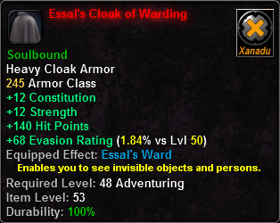 Essal's Cloak of Warding