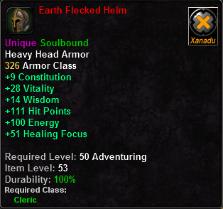 Earth Flecked Helm