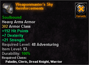 Weaponmaster's Sky Reinforcements
