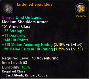 Hardened Spaulders