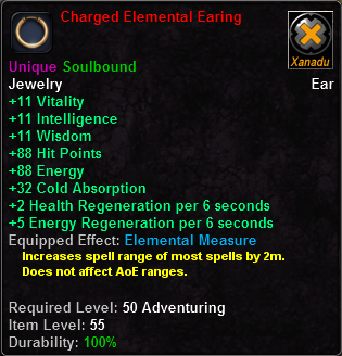 Charged Elemental Earring