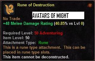 Rune of Destruction